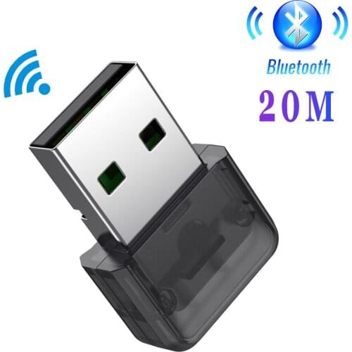 USB Bluetooth 5.0 20m Wireless Adapter Mouse Keyboard Receiver Bluetooth Dongle Headphone PC Laptop Audio Receiver Transmitter