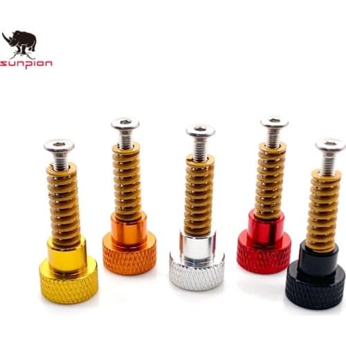 3d Printer Parts M3*30 Screw Hot Bed Spring Leveling Kit 4* Adjustment Nut+4*Springs+4*M3 Screw Heatbed Kit For 3D Printer