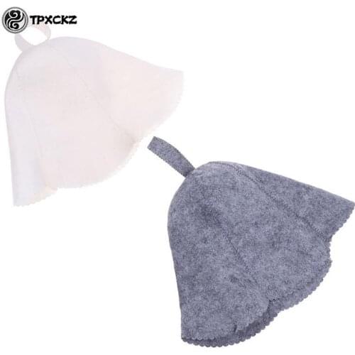 Women Gift House Felt Head Protection For Bath Anti Heat Fashion Free Size Accessories Russian Style Shower Cap Sauna Hat Hotel