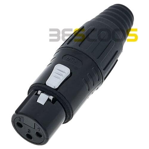 100 pcs Seetronic SCSF3-BG SCSF5-BG 3pin XLR Connector