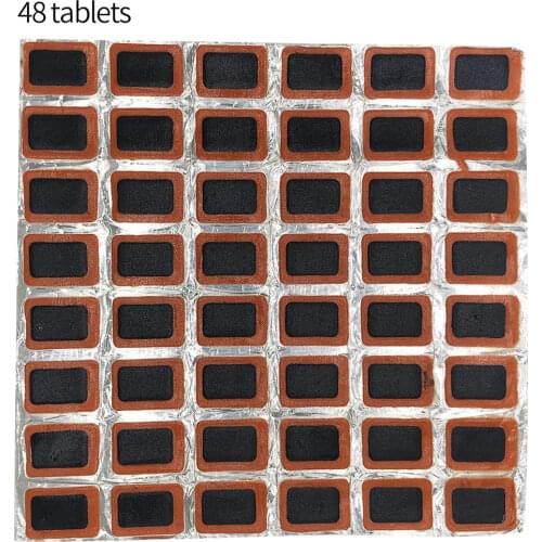 48 PCS 25mm Bicycle Tire Repair Kit Bike Tire Patch Bike Repair Tools Cycling Bike Tire Inner Puncture Patch Bicycle Accessories
