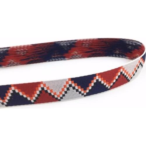 5Yards 20mm 3/4'' Geometric Woven Jacquard Ribbon for Sewing Wedding Party Wrapping Accessories Scrapbooking Supplies Ribbons