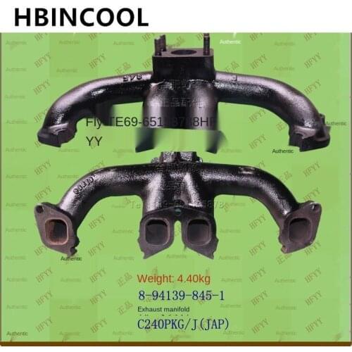 For Forklift Truck Accessories Forklift Truck Exhaust Manifold 8-94139-845-1 C240PKG/J(JAP) High quality Forklift accessories