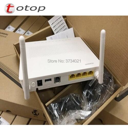 Free Shipping HUAWEI HG8546M GPON ONU ONT 4FE+Voice+USB+Wifi English Firmware Telecom Network Equipment HG8546M Ftth Gpon Oun