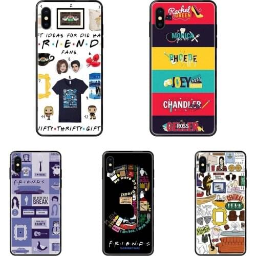 Black Soft Painted Cover Phone Case Friends Tv Show Skin For Huawei Honor Mate Play V10 View 10 20 20X 30 Lite Pro Y3 Y5 Y9
