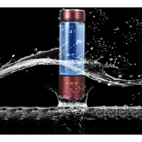 Double-layer Rich Hydrogen Water Generator Bottle SPE/ PEM Water Ionizer Bottles H2 & O2 Seperate