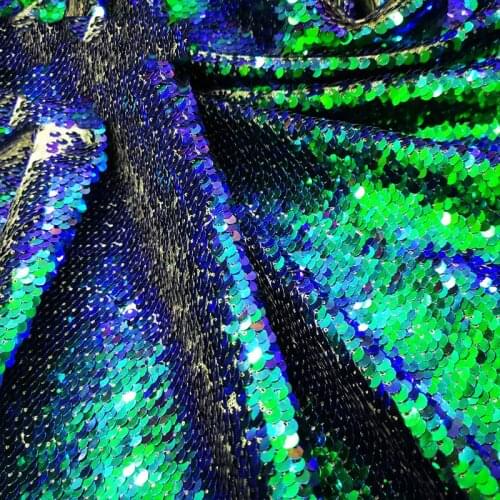 20x30cm Double-sided Flip Sequin Fabric Handmade Embroidery Satin Fabric Diy Home Decoration