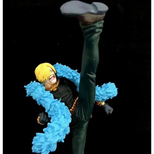 20CM Japanese anime figure one piece 20th anniversary Sanji action figure collectible model toys for boys