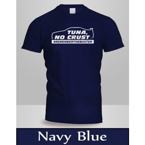 Tuna No Crust T-Shirt Men Navy Jdm Tuner Fast Furious Paul Walker Shirt New 2019 Summer Mens Print T Shirt Design Tee Shirts