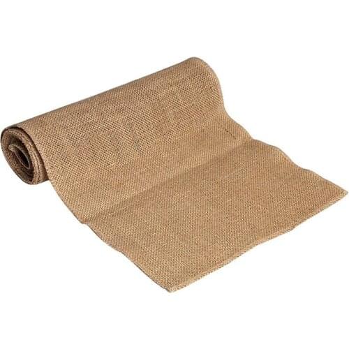 Canvas Burlap Natural Burlap 10m Pure Roll Rustic Jute DIY Decoration 30cm