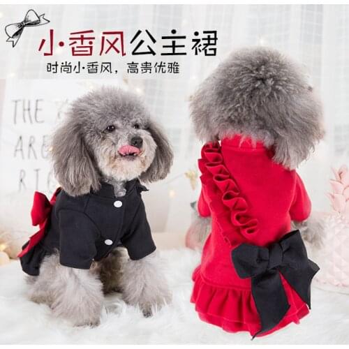 Fashion Puppy Small Dog Dress Girl Dog Clothes Summer Pet Apparel Yorkshire Pomeranian Poodle Bichon maltese Schnauzer Costumes