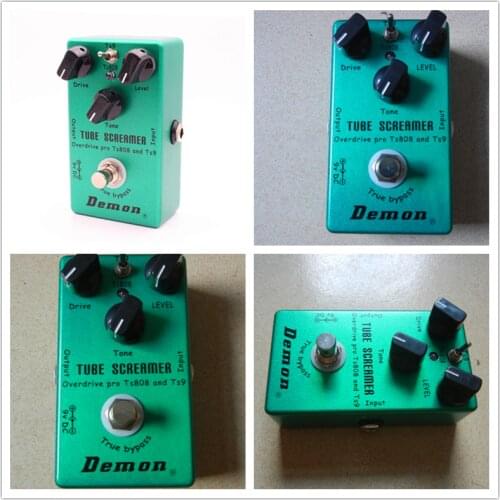 Pedal guitarra DemonFX TS808 Tube Screamer Overdrive Pro Vintage Electric Guitar Effect Pedal