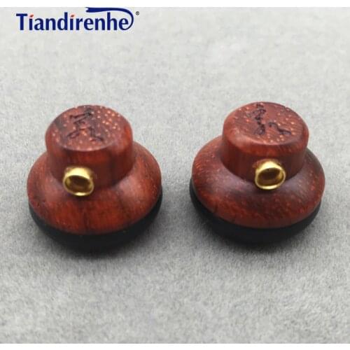 Tiandirenhe Handmade Red Sandalwood Wood Headset MMCX Plug for Shure se215 se535 se846 Replacement Cable In-ear HIFI Earphone