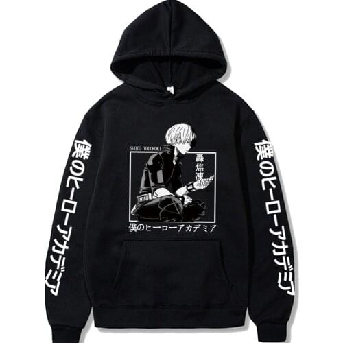 Womens Mens Hoodies Todoroki Shoto Tops Sweatshirt Hoodie Women Men Fashion Clothing