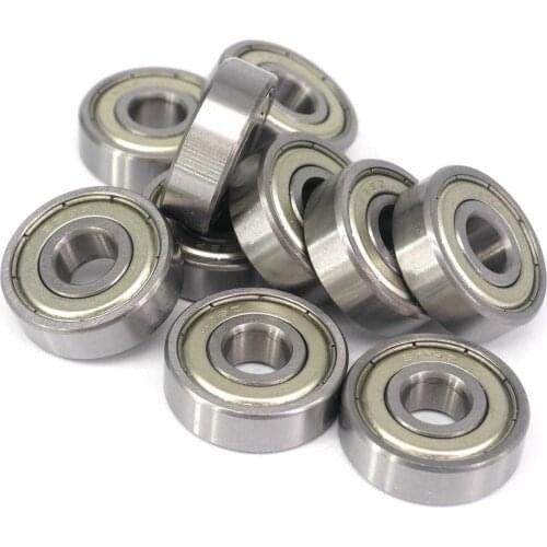 10pcs 629ZZ 9x26x8mm ABEC1 Thin-wall Shielded Deep Groove Ball Bearing