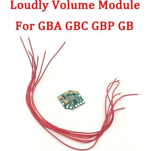 General Loudly volume module for Gameboy GBA GBC GBP GB Game Console Super mini digital amplifier board volume up module