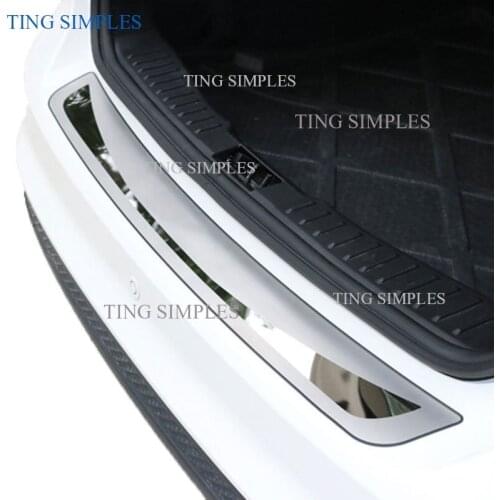 Rear Bumper Protector Deck Step Panel Boot Cover Fit For Toyota Corolla E170 2014 2015 2016 2017 Sill Plate Trunk Trim Stainless