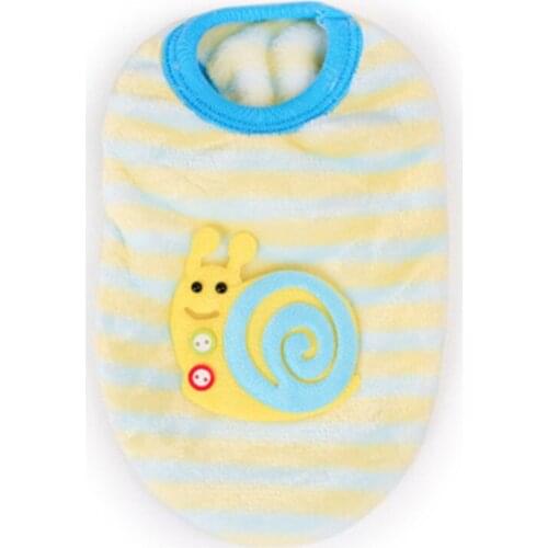 Winter Dog Coat Clothes Warm and Soft Knitted Small Milk Dog Mini Clothes Vest Cute Pet Clothes Classic Pattern Washable