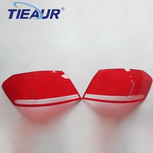 1 Pair Left/Right Rearlight Taillight Clear Shell For Benz W213 Red 2016-2019 Rear lamp Replacement DIY