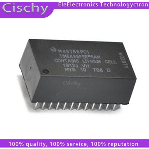 1pcs/lot M48T86PC1 M48T86 DIP-24 ST 5.0 V PC real-time clock IC In Stock