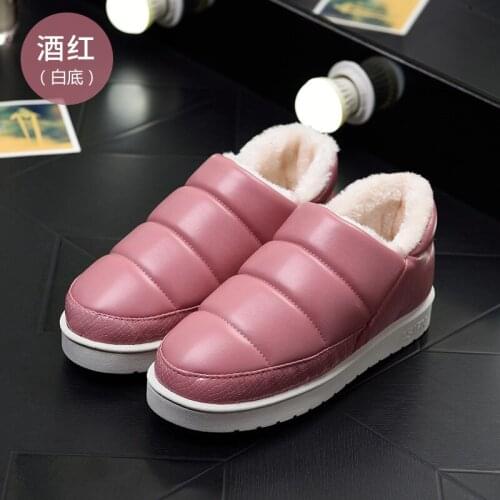2021Fashion Womens Boots Warm Thick-soled Cotton Shoes Outdoor Wear All-inclusive with Plush Thick Cotton Boots Botas De Mujer
