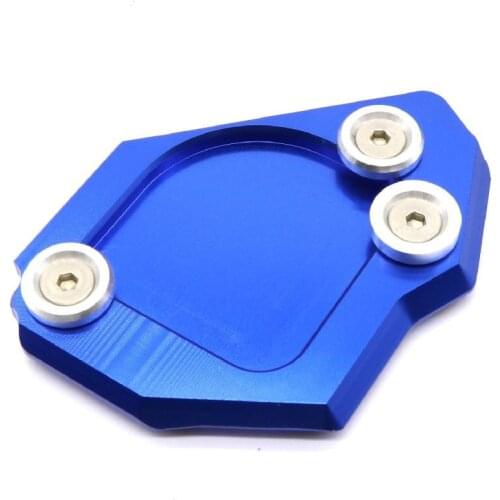Motorcycle CNC Billet Aluminum Kickstand Foot Plate Side Stand Pad for BMW F650GS 07-14