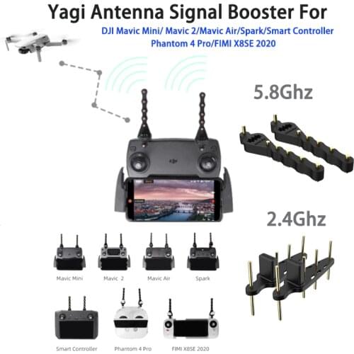 5.8Ghz Yagi Antenna 2.4Ghz Drone Remote Controller Antenna Signal Booster For DJI Mavic Mini/PRO/Mavic 2/Phantom 4 Pro/EVO II