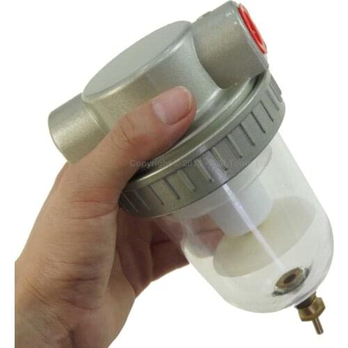 Large Volume Air Compressor Line Water Trap Filter Separator QSL-8