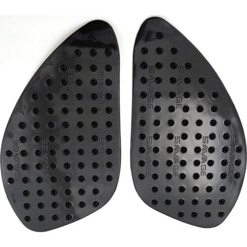 For DUCATI MONSTER 659 696 796 1100/S/EVO Motorcycle Tank Traction Pad Side Gas Knee Grip Protector Anti slip sticker 3M Black