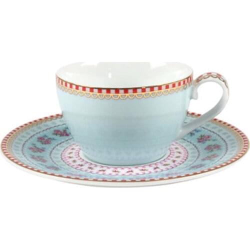 European Bone China Coffee Cups and Saucers Tableware Coffee Plates Dishes Afternoon Tea Set Home Kitchen