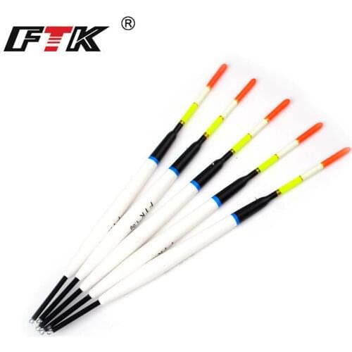 FTK 5pcs/pack 1/2/3g Barguzinsky Fir Float Length 17cm-20.5cm Fishing Float Vertical Buoy Float FishingTackle For Carp Fishing