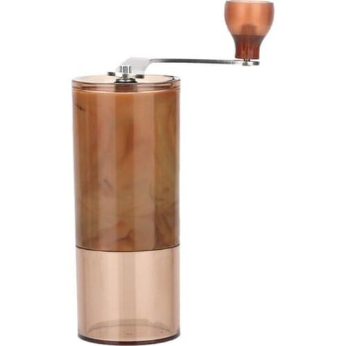 Ceramic Burr Stainless Steel Handle Suitable for Home Use Acrylic Coffee Grinder