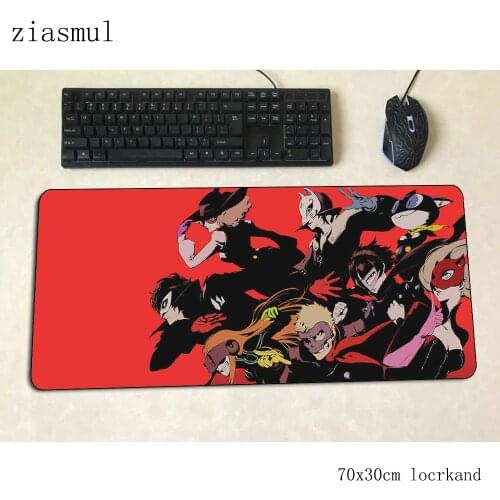 Persona 5 mouse pad gamer Indie Pop 70x30cm gaming mousepad pc notbook desk mat padmouse games Domineering gamer mats gamepad