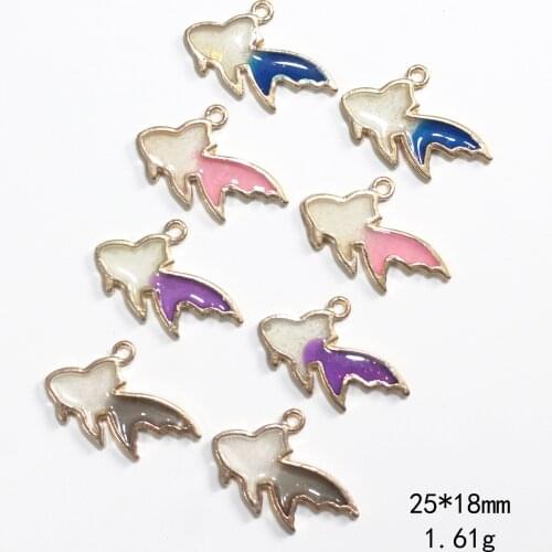 Novelty earrings Korean earrings quirky jewelry dripping oil goldfish alloy jewelry accessories earrings pendant wholesale