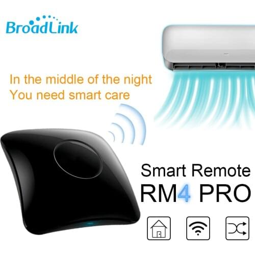 BroadLink RM4 Pro Smart Home Universal Remote IR & RF Transmitter For Air-con, TV, Switch, etc. Support Alexa and Google Home