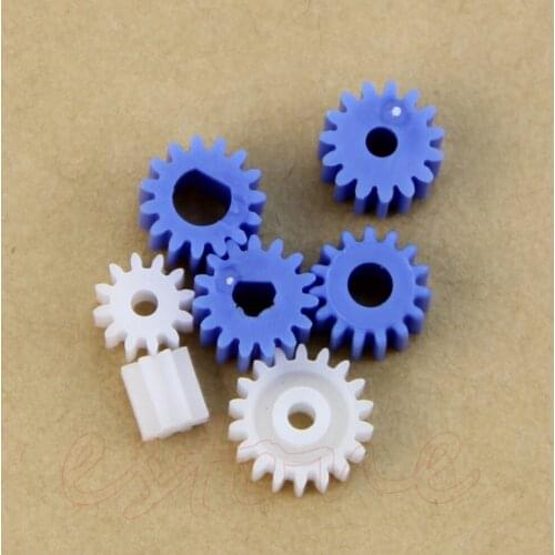 2018 NEW M89CNew 16 Kinds Plastic Shaft Gears Spindle Gears Gear-B 2MM 2.3MM 3MM 3.17MM 4MM Worm
