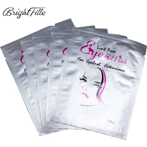 50/100 pairs Eyelash Extension Paper Patches Grafted Eyelash Under Eye Pads 7 Color Eyelash Under Eye Pads For Eyelashes Tools