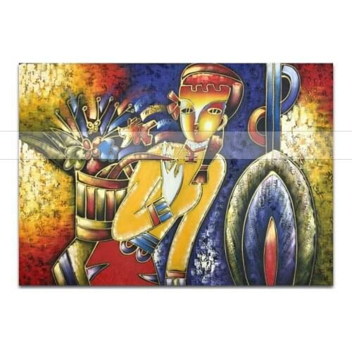 Handpainted Famous paintings Modern abstract oil painting The flower girl wall art decoration picture For Home Wall Decor