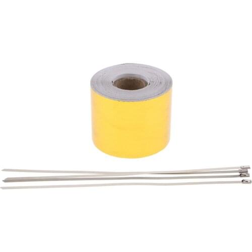 REFLECTIVE GOLD HEAT SHIELD THERMAL RACING ENGINE (1) Cool-Tape