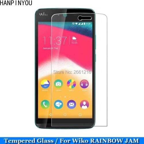 For Wiko Rainbow JAM Tempered Glass 9H 2.5D Premium Screen Protector Film For Wiko Rainbow JAM 5.0"