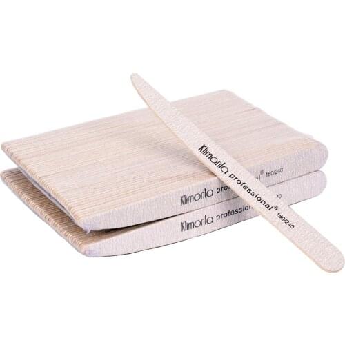 100Pcs Knife Shape Nail Files Manicure Pedicure Accessories Nail Buffers Cuticle Clean Foot Care UV Gel Polish Remover Tools