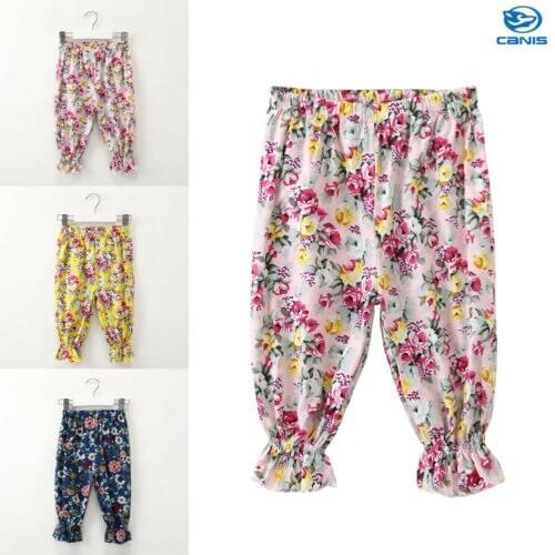 2019 Brand Cute Newborn Baby Kids Girl Flower Trousers Pants Floral Clothes Outfits New Pants