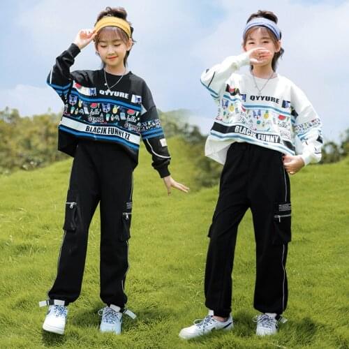 Kids Fashion Girl 2021 Children Girls Clothes Suit Sweatshirt+Pants Two-piece Sets Spring Autumn Kids Clothing 4 6 8 10 12 13Y