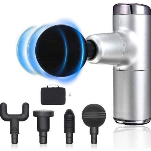 4 Speeds Portable Hand Held Deep Tissue Massager Gun For Neck And Back Pain Relief