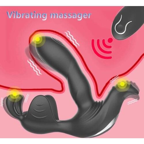 New Wireless Remote Control Anal Plug Dildo Vibrator Male Prostate Massager Vibration Butt Plug Dilator Adult Sex Toys For Woman