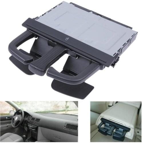 Foldable Car Auto Cup Holder In-Dash Beverage Drink Bottle Stand Bracket For VW Golf 4 Bora Audi A4L A5 Q5 A7 Q7 MAGOTAN MK4
