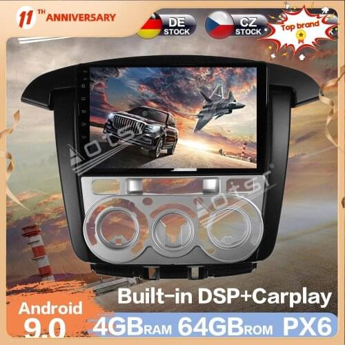 Aotsr Android 9.0 4G RAM Car Radio GPS Navigation DSP HD Car Auto Stereo Video Multimedia DVD Player For Toyota Innova 2008-2014