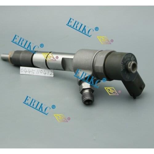 ERIKC Injector 0445110412 CRI CRI2.0 injector 0 445 110 412 fuel injector assy 0445 110 412 diesel fuel injector (1100200FA080)