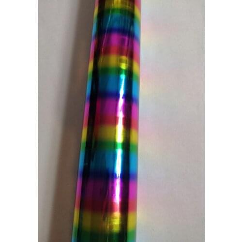 Hot stamping foil colorful color hot press on paper or plastic 64cm x120m