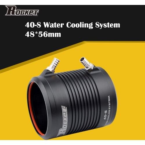 Hot Rocket Aluminum 40-S 48*56mm Water Cooling Jacket Cover for 4074 4082 RC Boat Brushless Motor